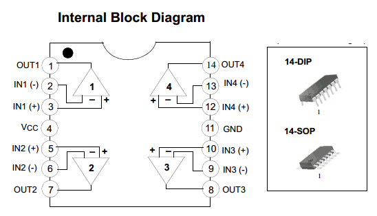 Lm324n схема включения как работает LM324N Datasheet PDF - Quad Operational Amplifier ( Pinout