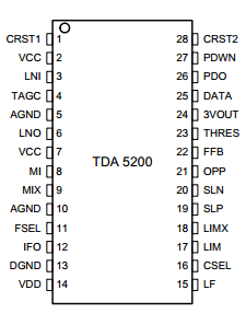 TDA5200 datasheet