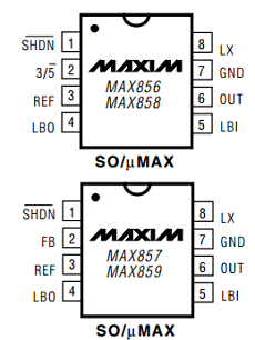 MAX856CSA datasheet