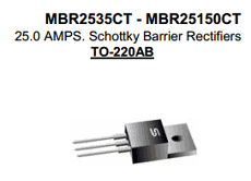 MBR25100CT datasheet